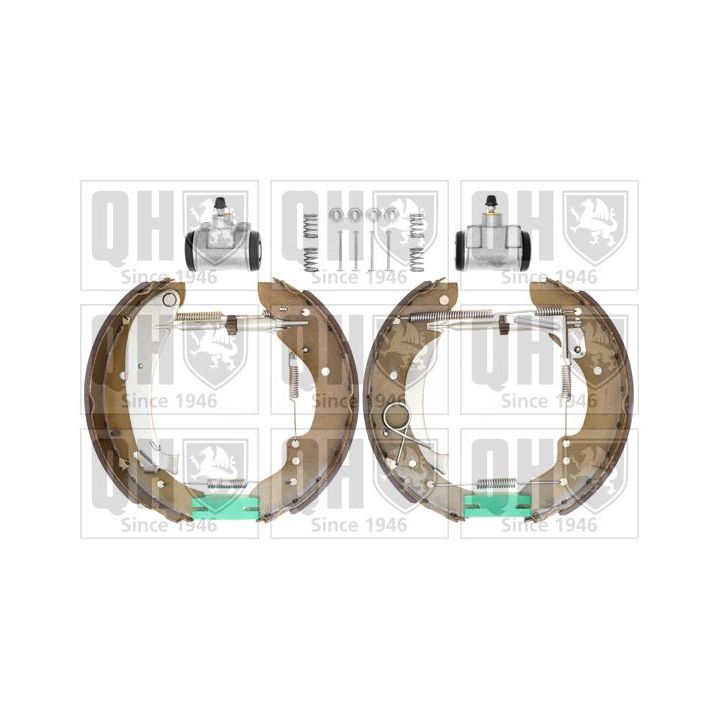 Stabdžių trinkelių komplektas QUINTON HAZELL BS957K2