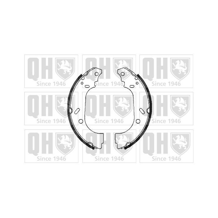 Stabdžių trinkelių komplektas QUINTON HAZELL BS958