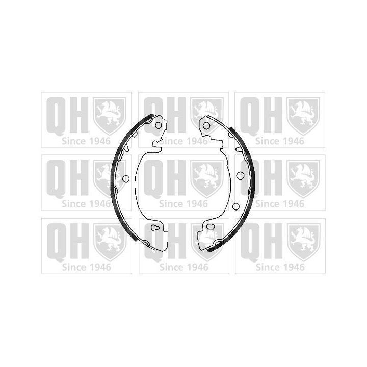 Stabdžių trinkelių komplektas QUINTON HAZELL BS960