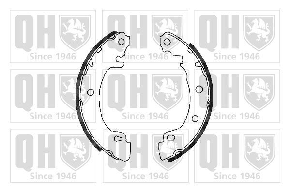 Stabdžių trinkelių komplektas QUINTON HAZELL BS960