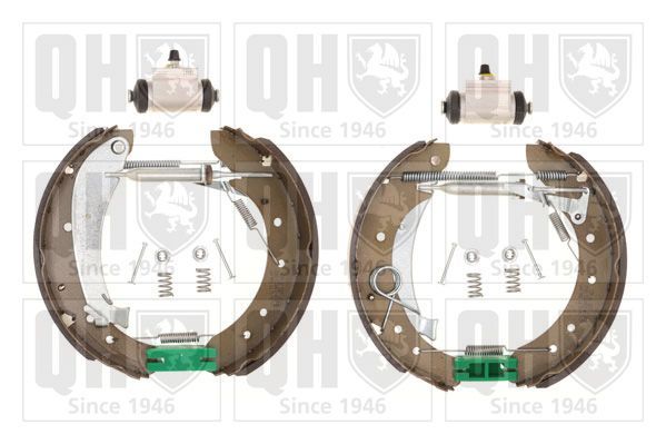 Stabdžių trinkelių komplektas QUINTON HAZELL BS966K1