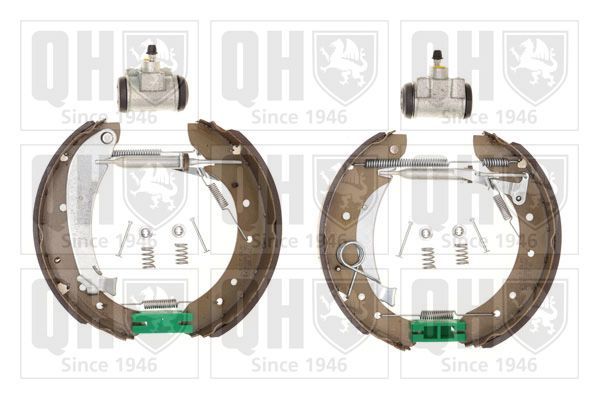 Stabdžių trinkelių komplektas QUINTON HAZELL BS966K2