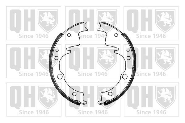 Stabdžių trinkelių komplektas QUINTON HAZELL BS989