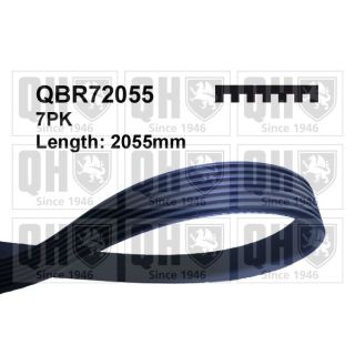 V formos rumbuoti diržai QUINTON HAZELL QBR72055