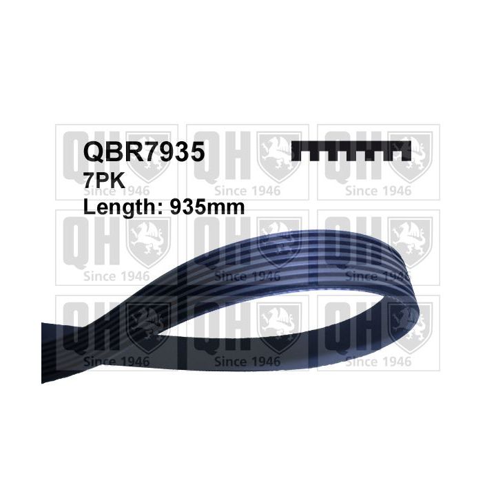 V formos rumbuoti diržai QUINTON HAZELL QBR7935