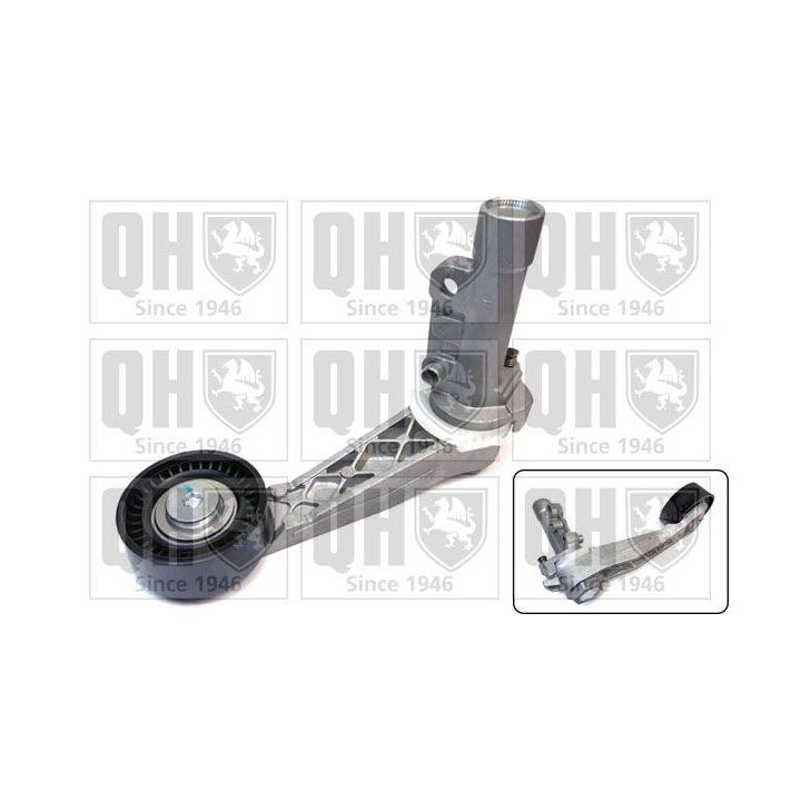 įtempiklio skriemulys, V formos rumbuotas diržas QUINTON HAZELL QTA1645