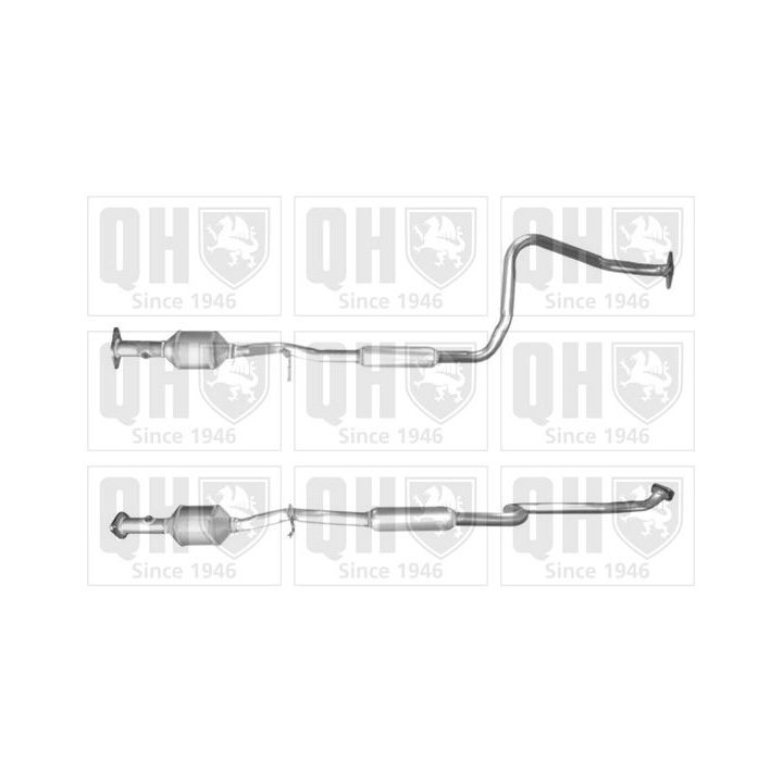 Katalizatoriaus keitiklis QUINTON HAZELL QCAT92346H