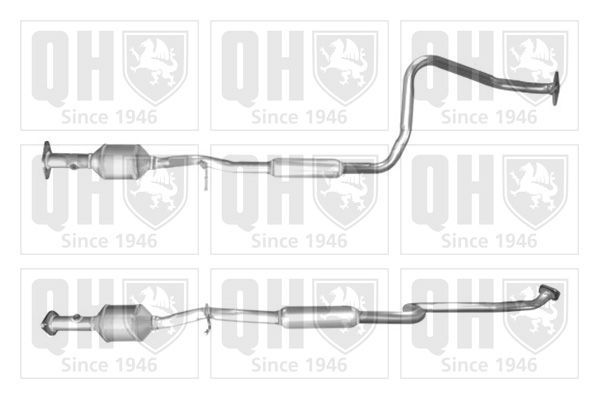 Katalizatoriaus keitiklis QUINTON HAZELL QCAT92346H