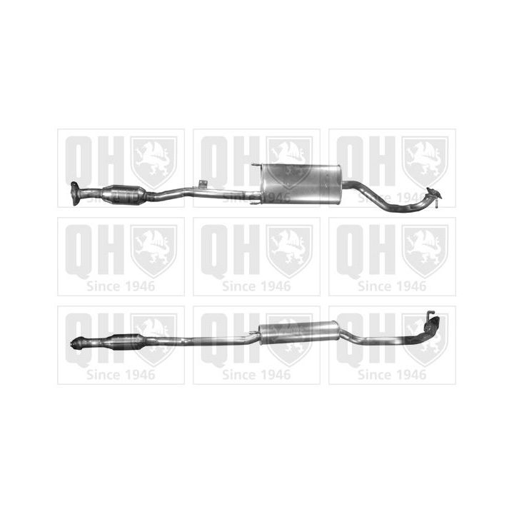 Katalizatoriaus keitiklis QUINTON HAZELL QCAT92690H