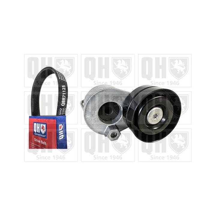 V formos rumbuotas diržas, komplektas QUINTON HAZELL QDK155