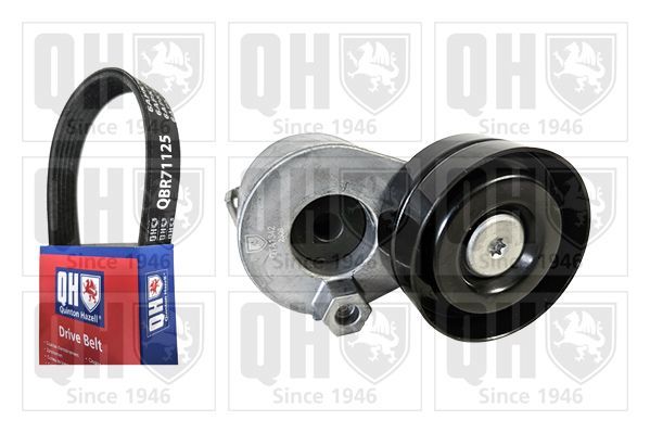 V formos rumbuotas diržas, komplektas QUINTON HAZELL QDK155