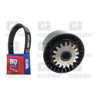 V formos rumbuotas diržas, komplektas QUINTON HAZELL QDK163