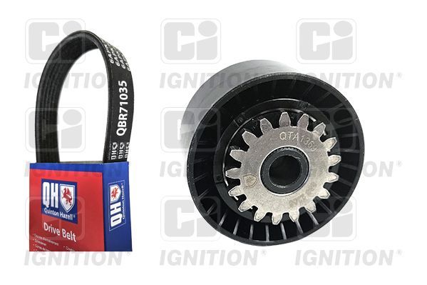 V formos rumbuotas diržas, komplektas QUINTON HAZELL QDK163