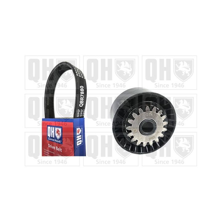 V formos rumbuotas diržas, komplektas QUINTON HAZELL QDK178