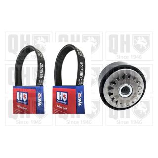 V formos rumbuotas diržas, komplektas QUINTON HAZELL QDK179