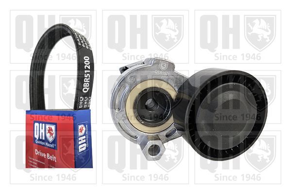 V formos rumbuotas diržas, komplektas QUINTON HAZELL QDK191