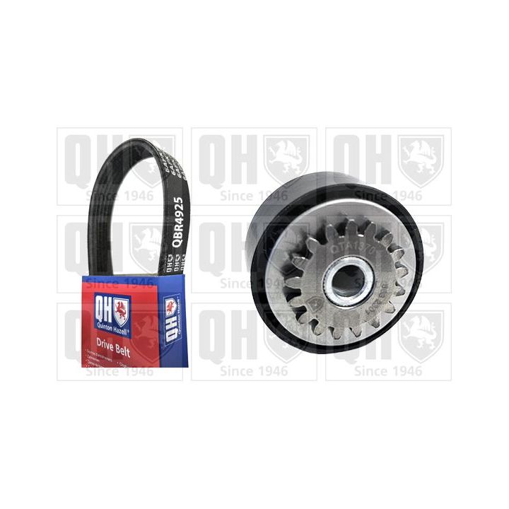 V formos rumbuotas diržas, komplektas QUINTON HAZELL QDK196