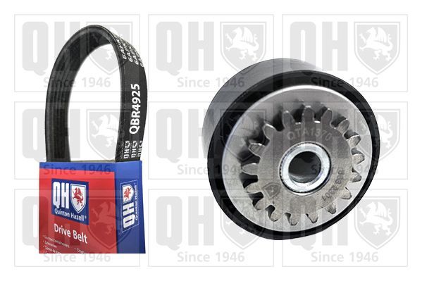 V formos rumbuotas diržas, komplektas QUINTON HAZELL QDK196