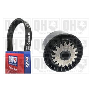 V formos rumbuotas diržas, komplektas QUINTON HAZELL QDK199