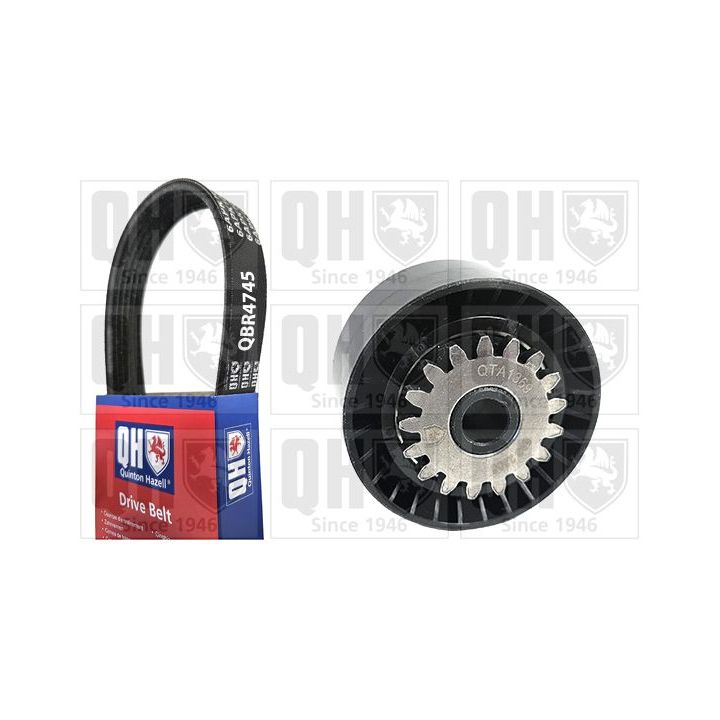 V formos rumbuotas diržas, komplektas QUINTON HAZELL QDK199