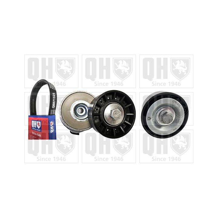 V formos rumbuotas diržas, komplektas QUINTON HAZELL QDK206