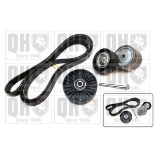 V formos rumbuotas diržas, komplektas QUINTON HAZELL QDK62