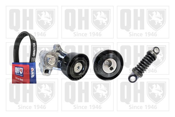 V formos rumbuotas diržas, komplektas QUINTON HAZELL QDK65