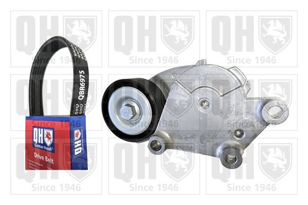 V formos rumbuotas diržas, komplektas QUINTON HAZELL QDK68