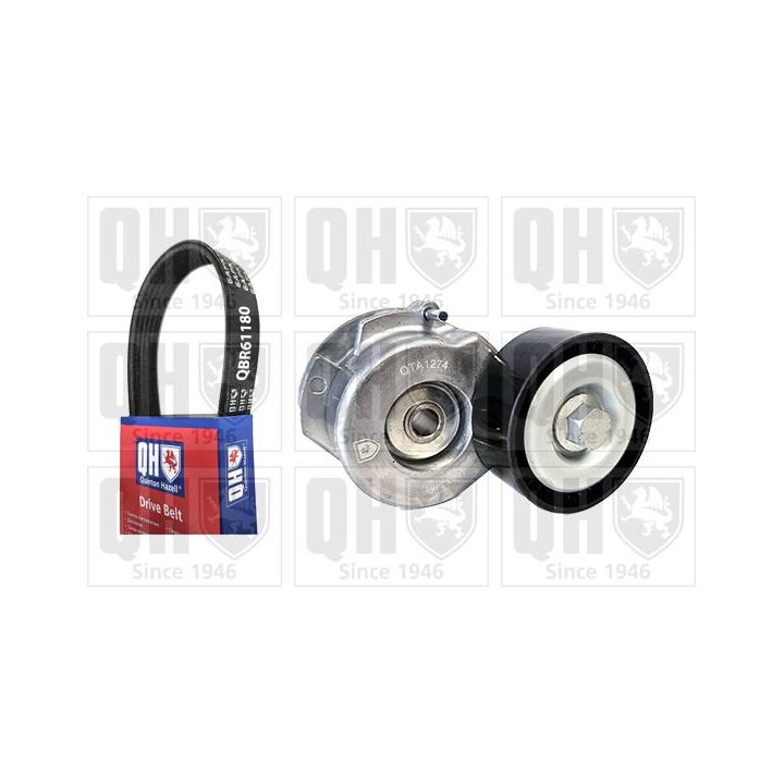 V formos rumbuotas diržas, komplektas QUINTON HAZELL QDK83