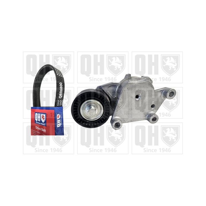 V formos rumbuotas diržas, komplektas QUINTON HAZELL QDK86