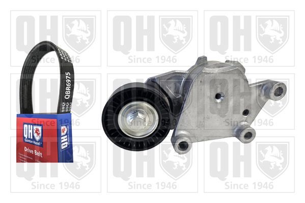 V formos rumbuotas diržas, komplektas QUINTON HAZELL QDK87