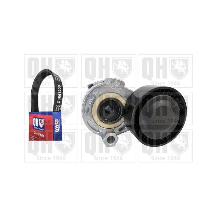 V formos rumbuotas diržas, komplektas QUINTON HAZELL QDK89