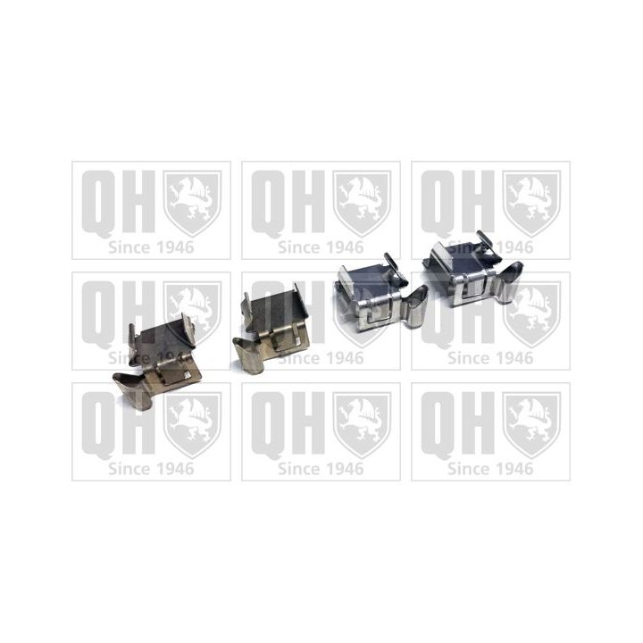 Priedų komplektas, diskinių stabdžių trinkelės QUINTON HAZELL BFK934