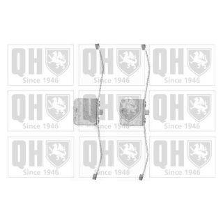 Priedų komplektas, diskinių stabdžių trinkelės QUINTON HAZELL BFK937