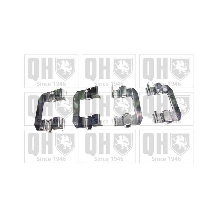 Priedų komplektas, diskinių stabdžių trinkelės QUINTON HAZELL BFK940