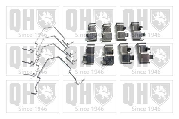 Priedų komplektas, diskinių stabdžių trinkelės QUINTON HAZELL BFK945