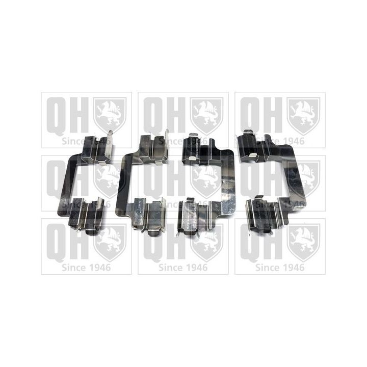 Priedų komplektas, diskinių stabdžių trinkelės QUINTON HAZELL BFK966