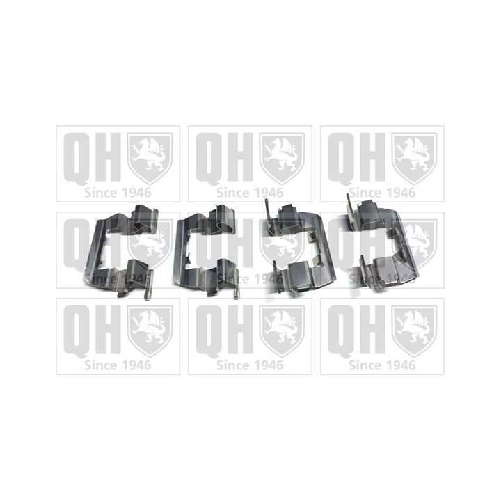 Priedų komplektas, diskinių stabdžių trinkelės QUINTON HAZELL BFK969