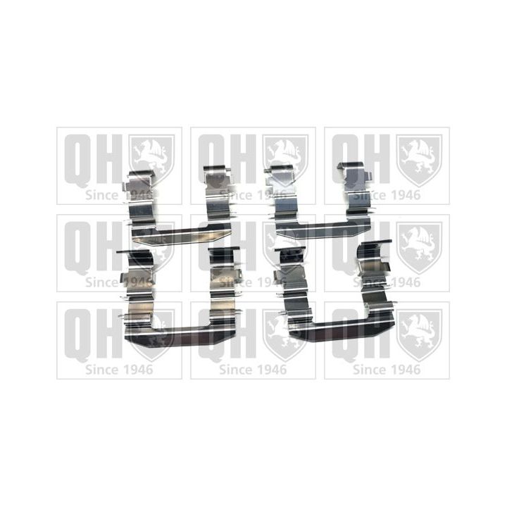 Priedų komplektas, diskinių stabdžių trinkelės QUINTON HAZELL BFK974