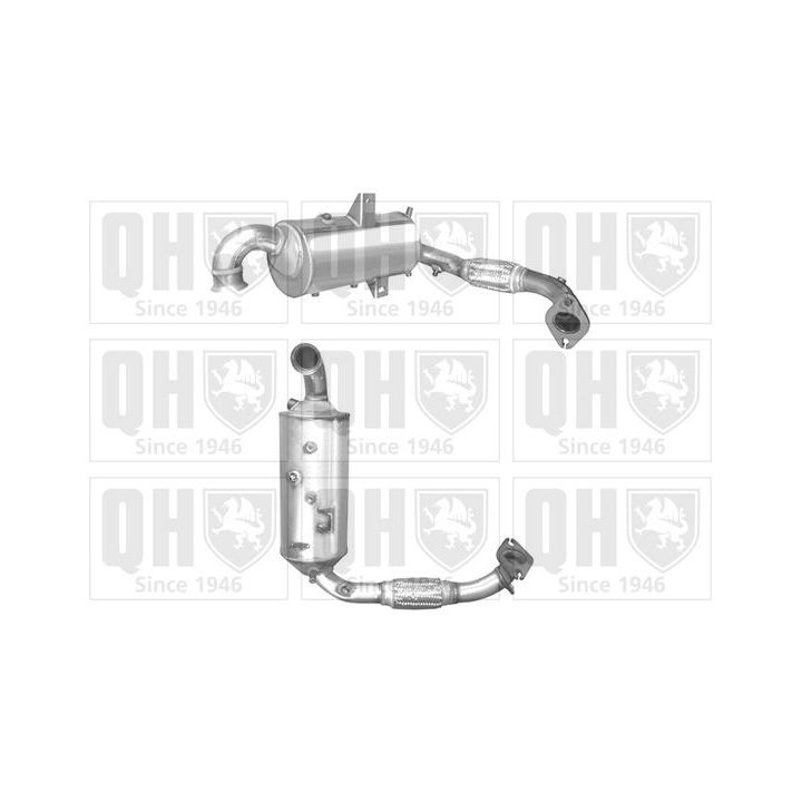 Suodžių / kietųjų dalelių filtras, išmetimo sistema QUINTON HAZELL QDPF11161H