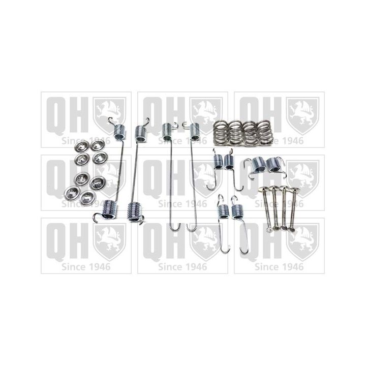 Priedų komplektas, stabdžių trinkelės QUINTON HAZELL BFK444