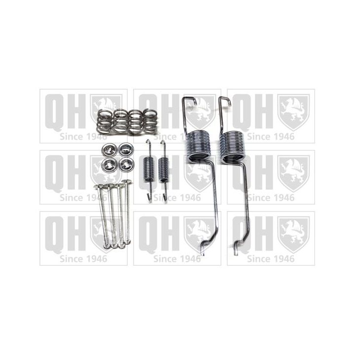 Priedų komplektas, stabdžių trinkelės QUINTON HAZELL BFK460