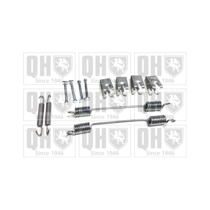 Priedų komplektas, stabdžių trinkelės QUINTON HAZELL BFK470