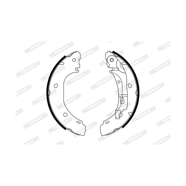 Stabdžių trinkelių komplektas FERODO FSB652