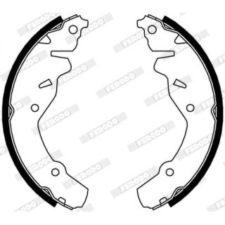 Stabdžių trinkelių komplektas FERODO FSB654