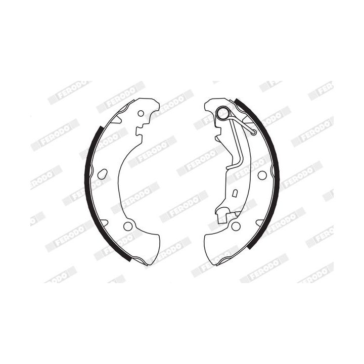 Stabdžių trinkelių komplektas FERODO FSB656