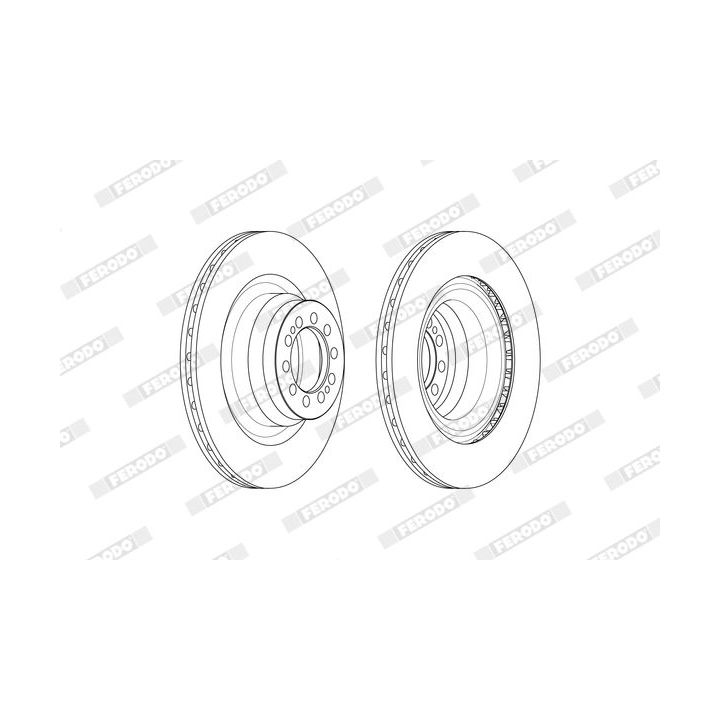 Stabdžių diskas FERODO FCR371A