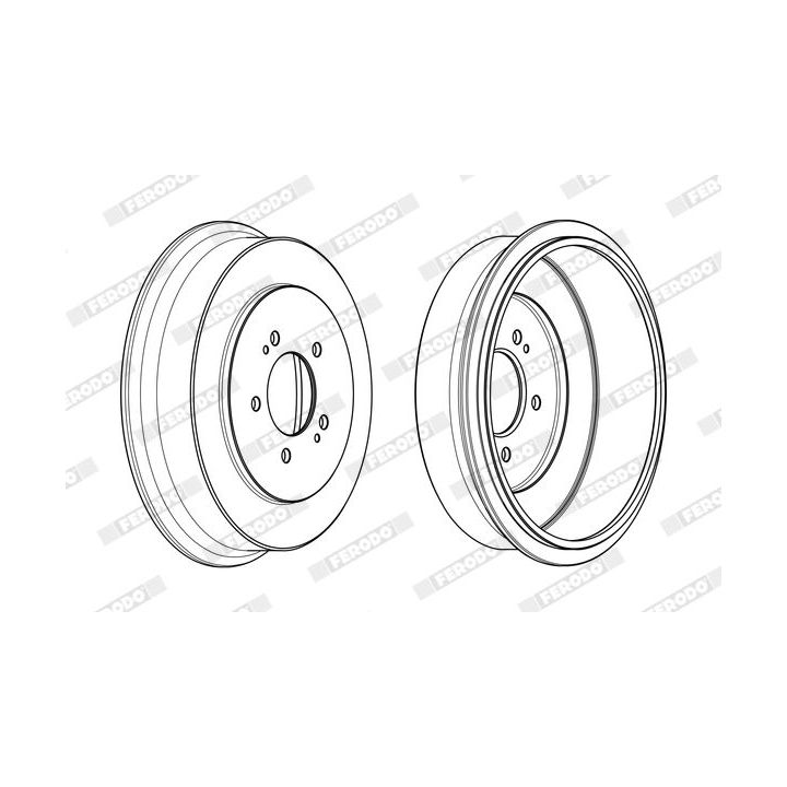 Stabdžių būgnas FERODO FDR329334