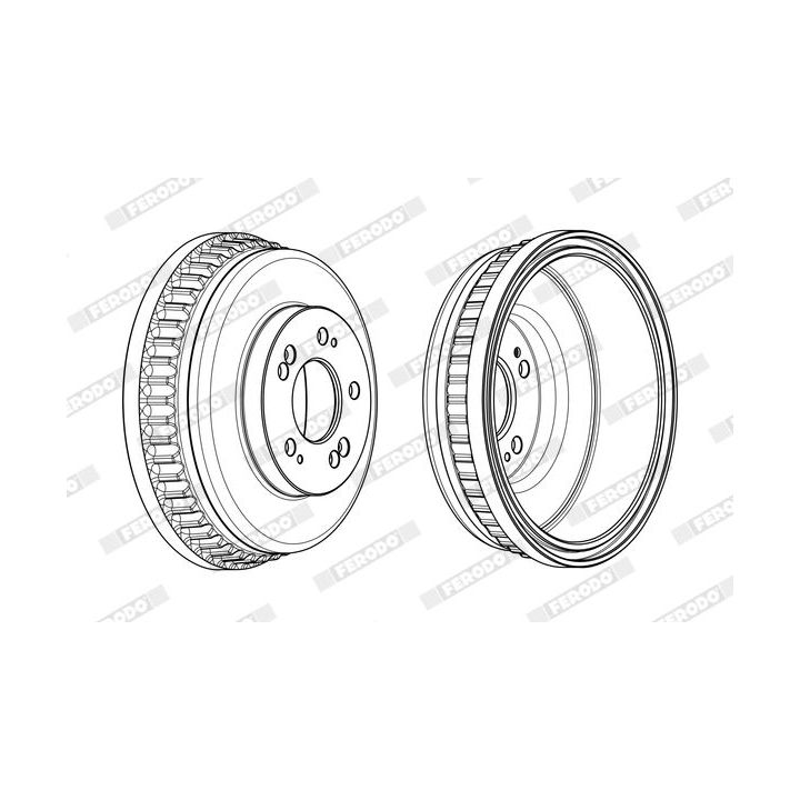 Stabdžių būgnas FERODO FDR329351