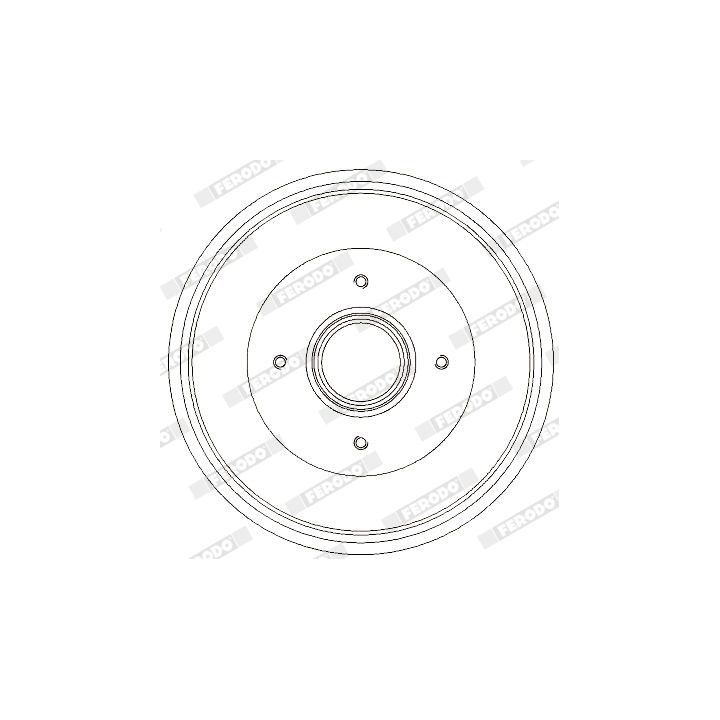 Stabdžių būgnas FERODO FDR329731